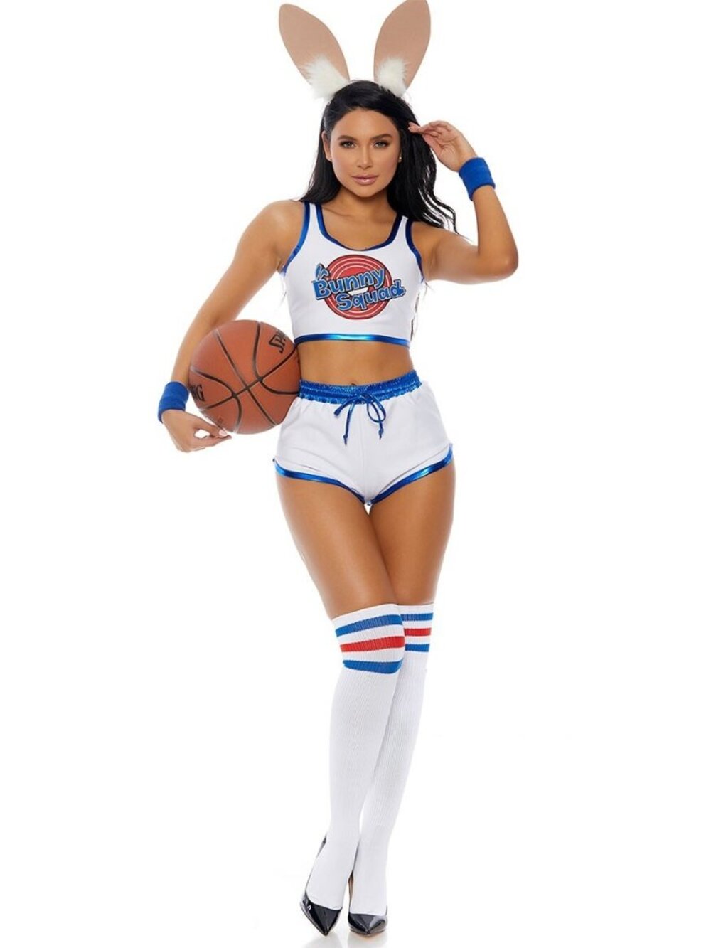 NEW Bunny Squad Baller Costume SZ L/XL Halloween Role Play Retails $75